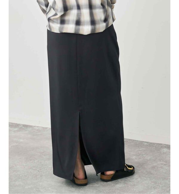 Spick and Span「サテンイージーIラインスカート」|スカート|