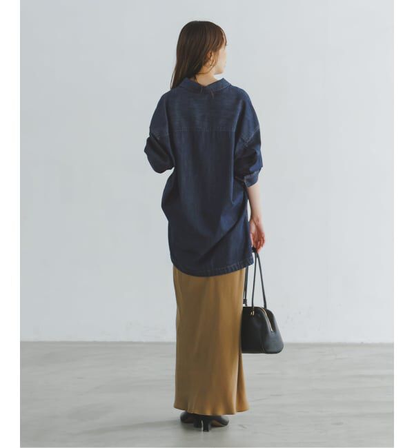 NOBLE「エアリーデニムロングシャツ」|シャツ・ブラウス|