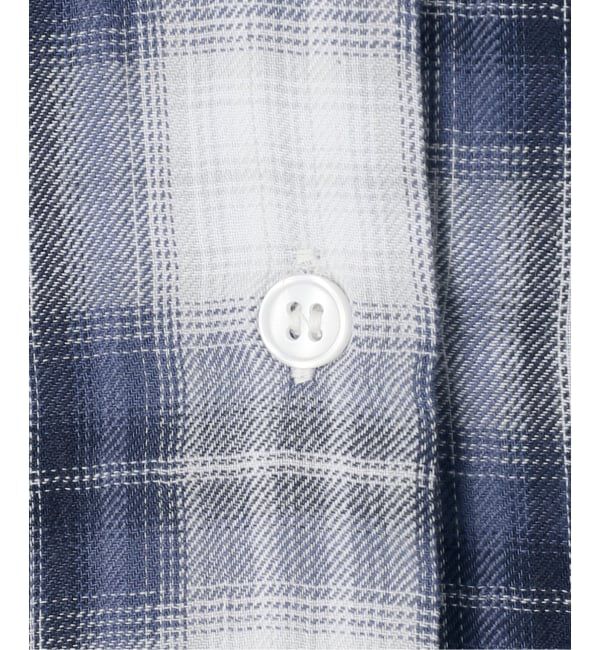 Spick and Span「《別注 / 予約》crinkle check frill collar shirts*」|シャツ・ブラウス|