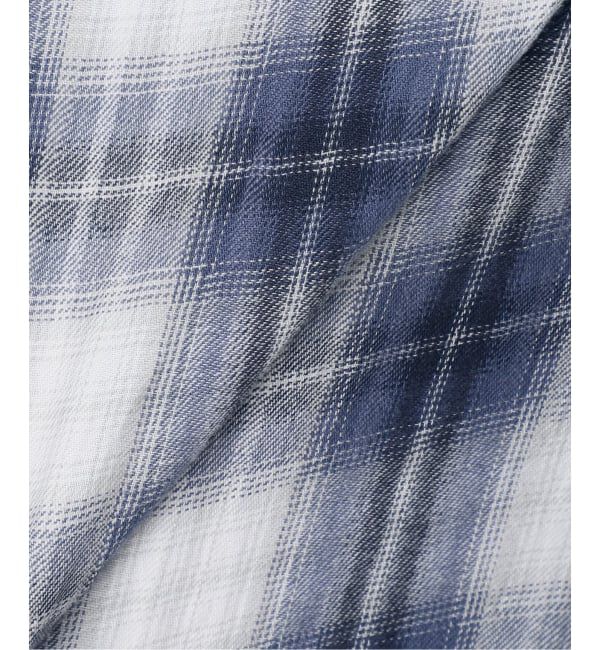 Spick and Span「《別注 / 予約》crinkle check frill collar shirts*」|シャツ・ブラウス|