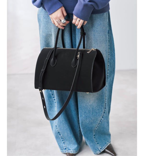 Spick and Span「《予約》Maison de Z/ メゾン ド ゼット スエードボストンBAG」|ボストンバッグ|