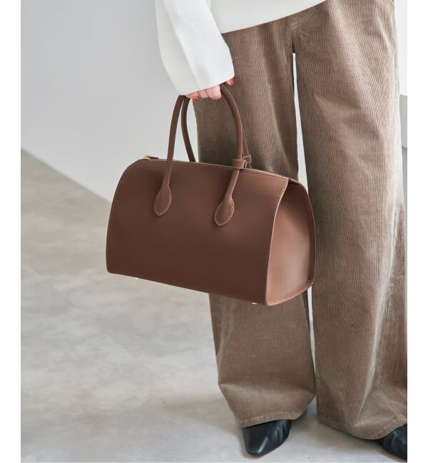 Spick and Span「《予約》Maison de Z/ メゾン ド ゼット スエードボストンBAG」|ボストンバッグ|ブラウン