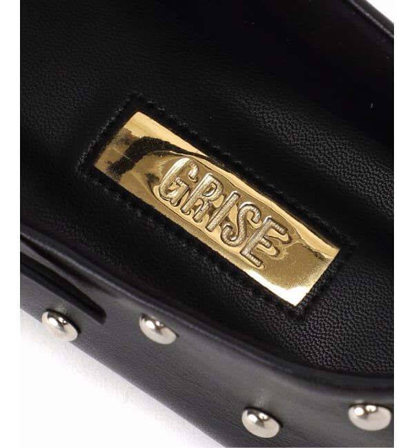 GRISE「《WEB+一部店舗限定》GRISEレザーEDGEスタッズメリージェーン」|その他|