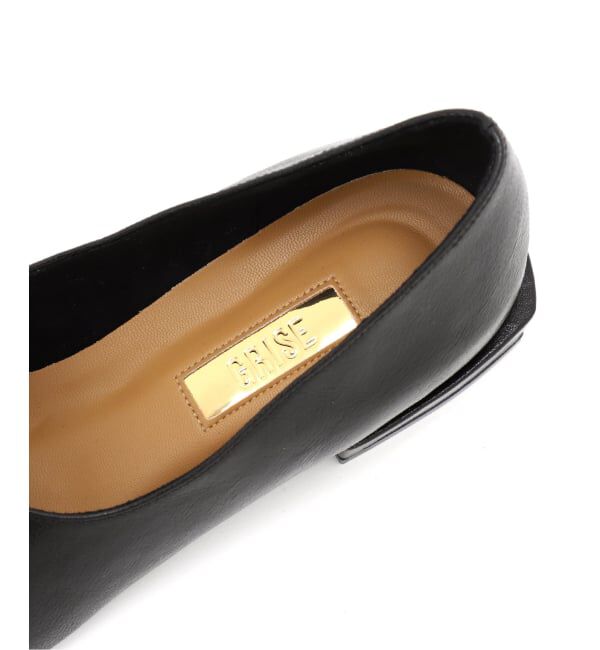 GRISE「《WEB+一部店舗限定》GRISEレザースクエアBRAIDEDフラット」|その他|