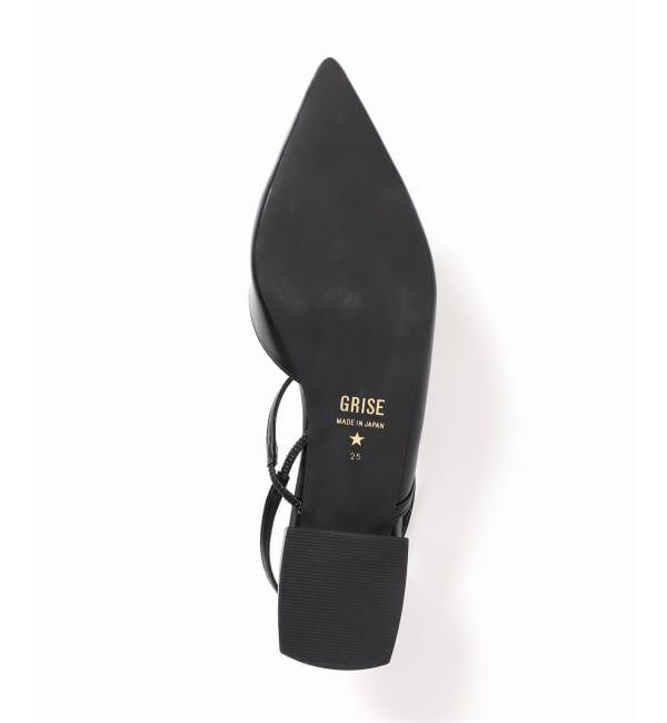 GRISE「《追加/WEB+一部店舗限定》GRISEポインテッドストラップスリングバック」|その他|