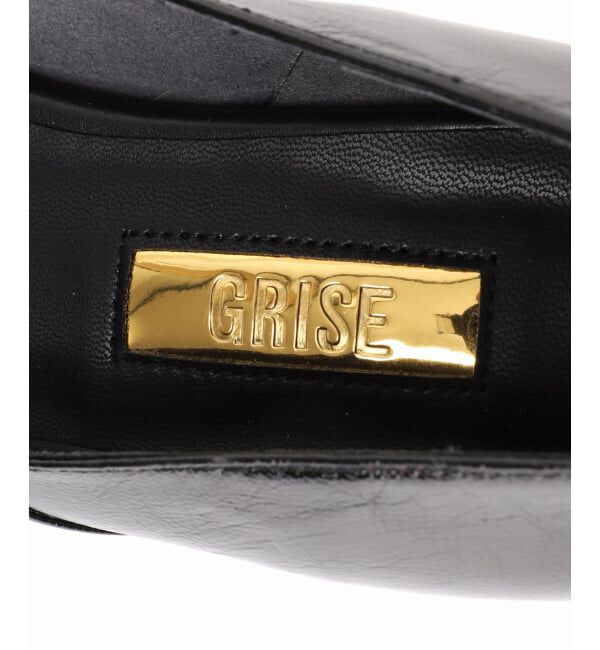 GRISE「《追加 / WEB+一部店舗限定》GRISEレザースクエアARTYフラット」|その他|