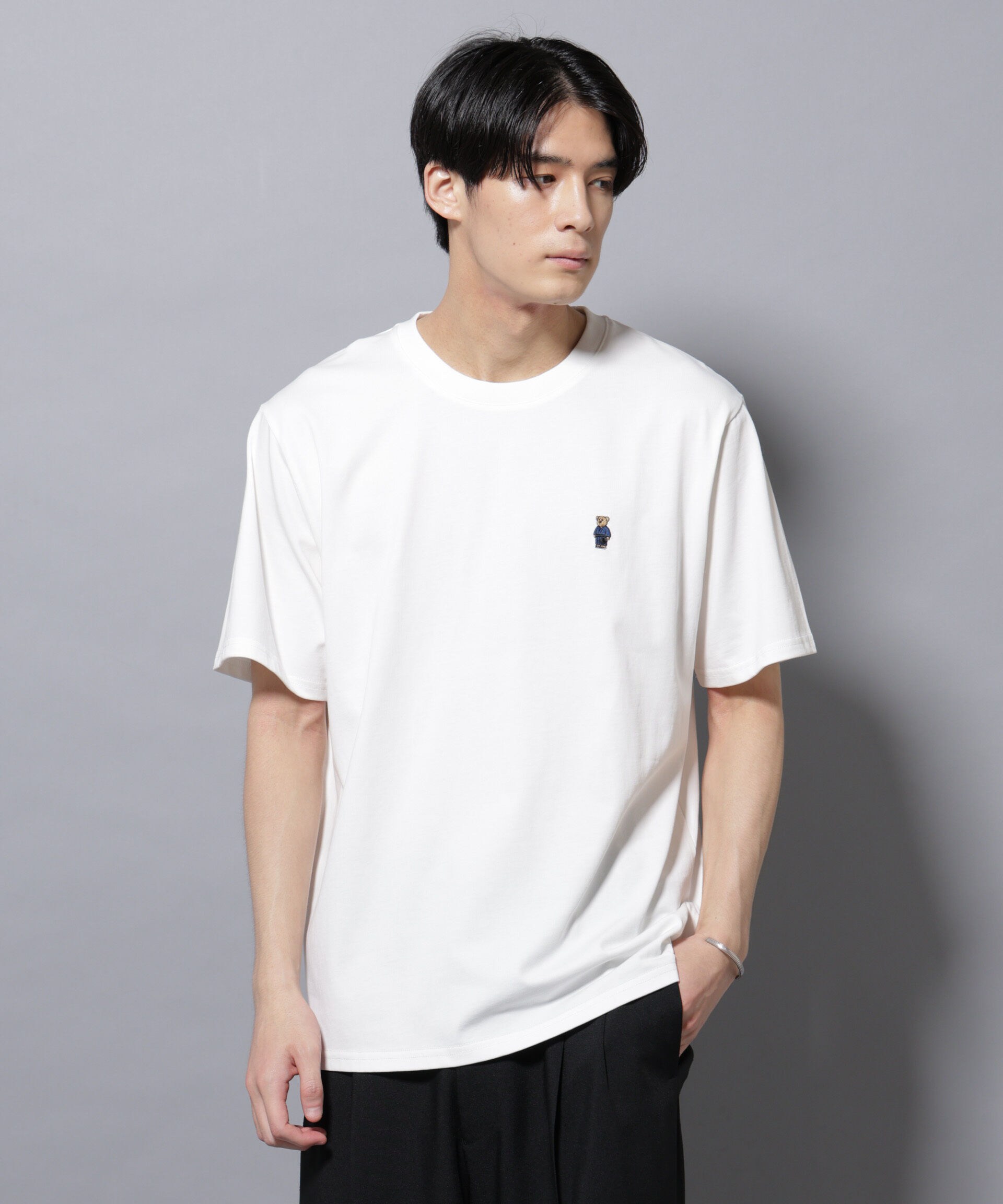 NANO universe「ナノベアTシャツ 半袖 夏服Ver.2」|Tシャツ・カットソー|