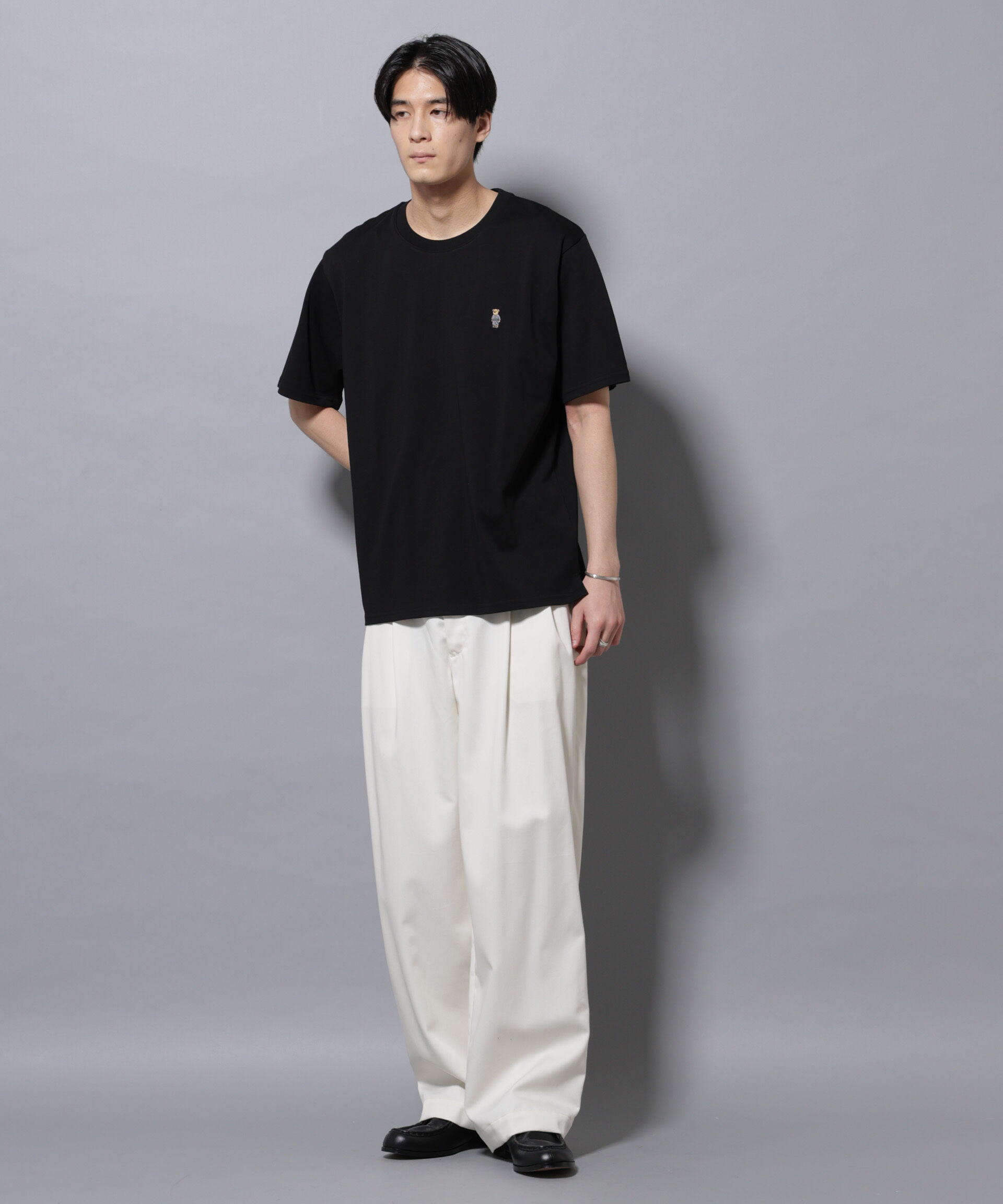 NANO universe「ナノベアTシャツ 半袖 夏服Ver.2」|Tシャツ・カットソー|