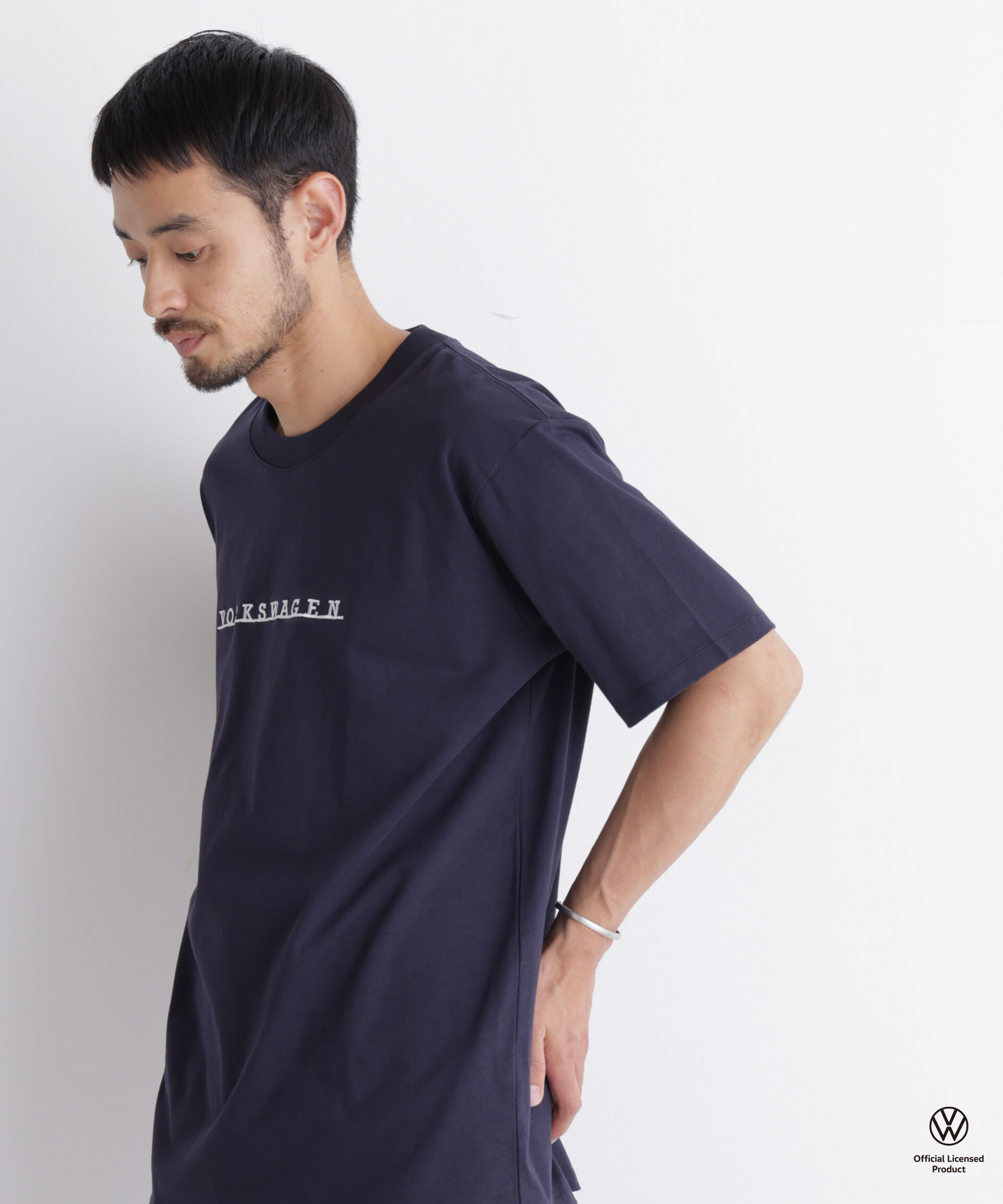 NANO universe「フォルクスワーゲンプリントTシャツ」|Tシャツ・カットソー|ネイビー
