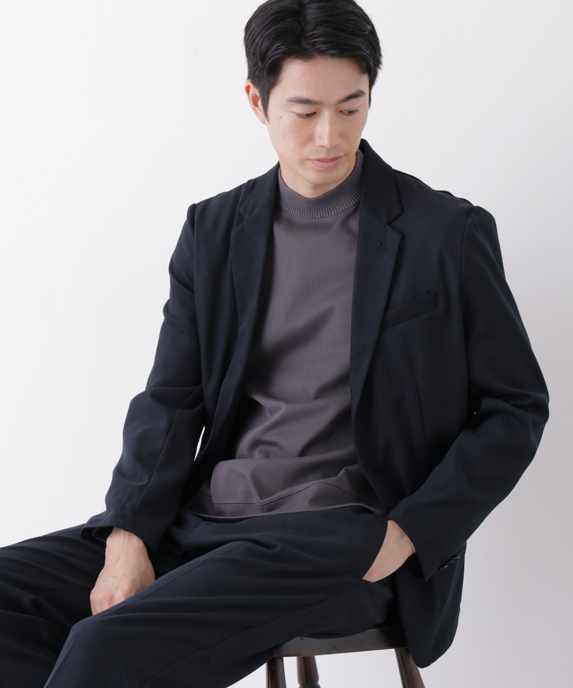 NANO universe「｢DamerinoPack｣JetSetterウォームツイルセットアップ」|スーツ|