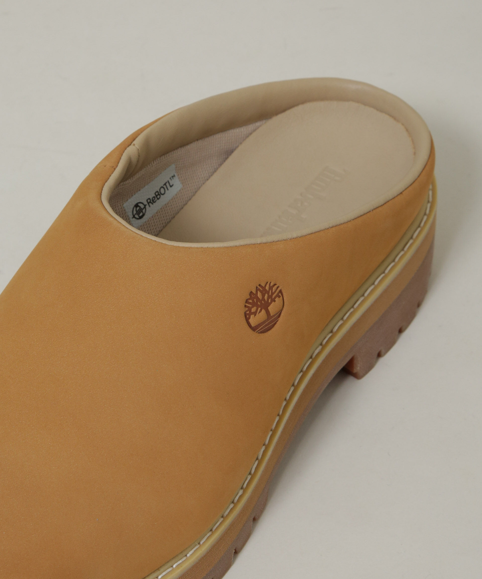 NANO universe「Timberland/Clog Shoe Wheat」|ビジネス・ドレスシューズ|