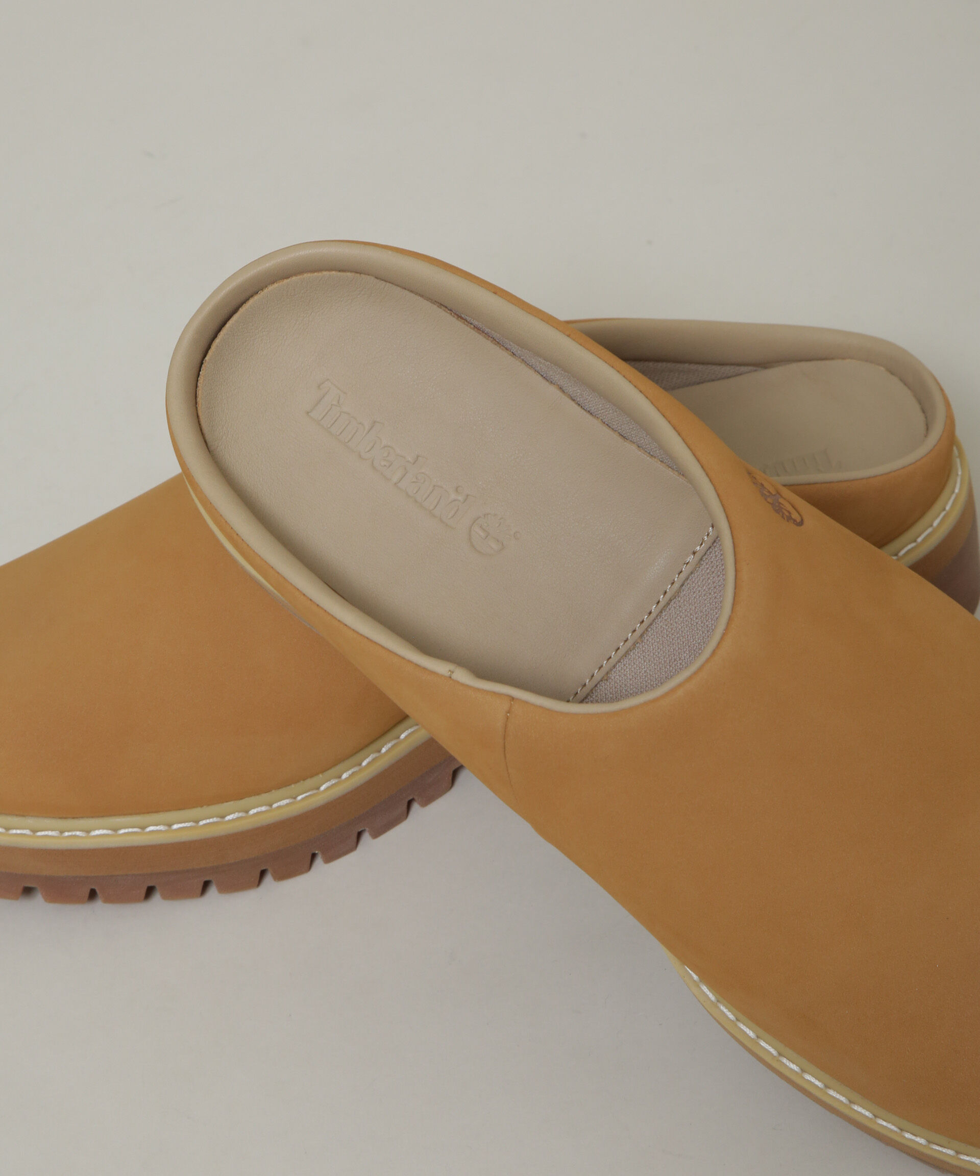 NANO universe「Timberland/Clog Shoe Wheat」|ビジネス・ドレスシューズ|