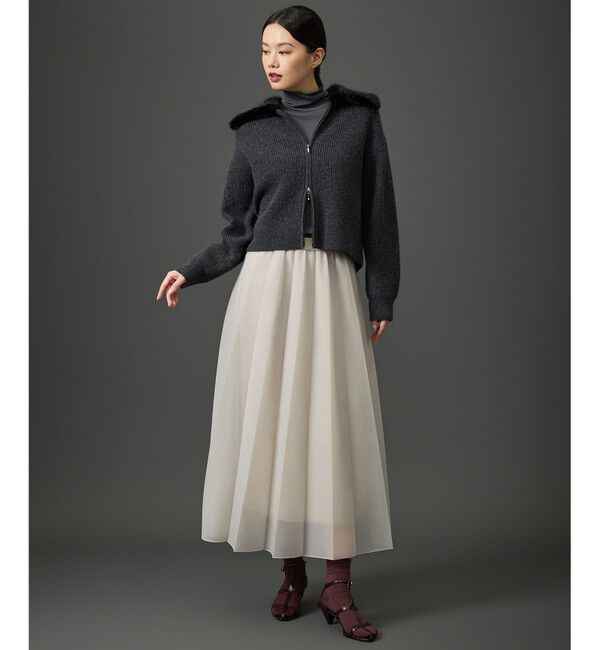 自由区「【SHIHOさん着用】ファーコンビ ブルゾン」|ブルゾン・スタジャン|