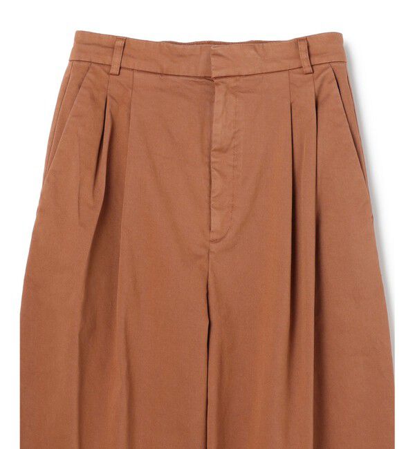 BEIGE,「【洗える・Oggi 11月号掲載】HAMLIN / コットンストレッチ2タックワイドパンツ」|その他|