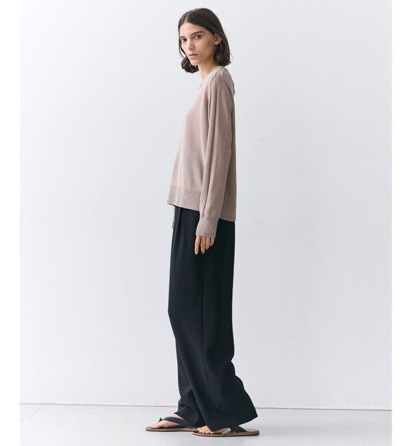 BEIGE,「【人気シリーズ】RUE / ドライタッチイージーセミワイドパンツ」|その他|
