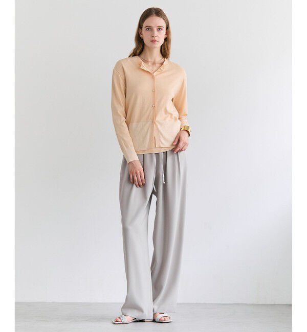 BEIGE,「【人気シリーズ】RUE / ドライタッチイージーセミワイドパンツ」|その他|