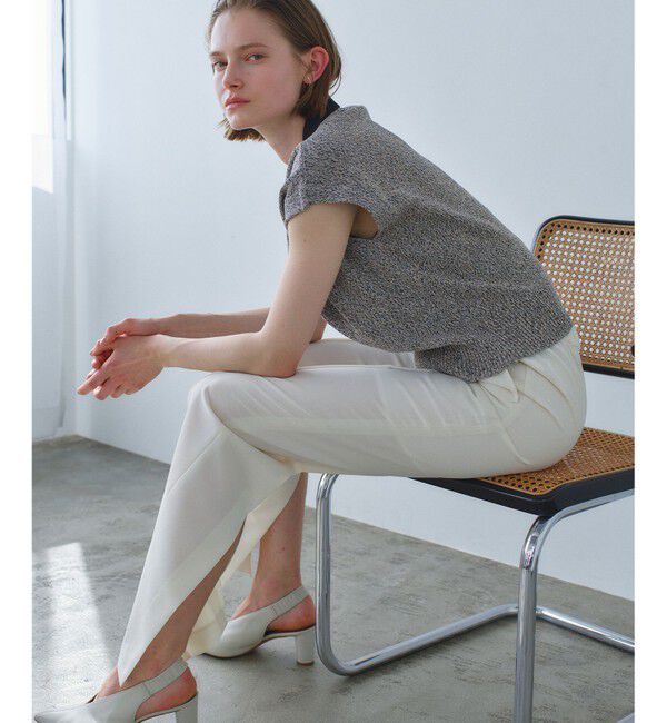 BEIGE,「【マルチファンクション素材・セットアップ対応】BATEAU / バックスリット ストレートパンツ」|その他|