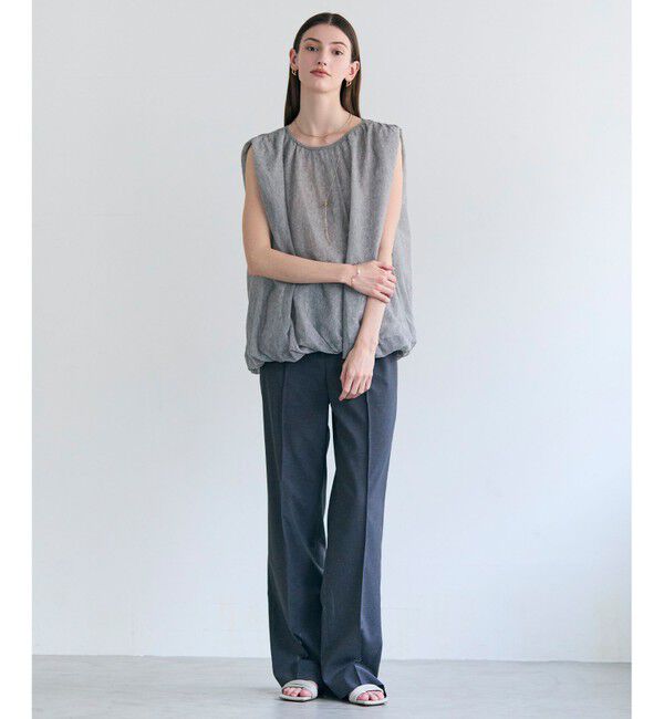 BEIGE,「【マルチファンクション素材・セットアップ対応】BATEAU / バックスリット ストレートパンツ」|その他|