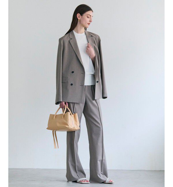 BEIGE,「【マルチファンクション素材・セットアップ対応】BATEAU / バックスリット ストレートパンツ」|その他|