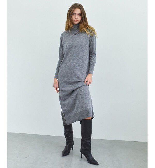 BEIGE,「LA MONNAIE / コンビニットワンピース」|ワンピース|