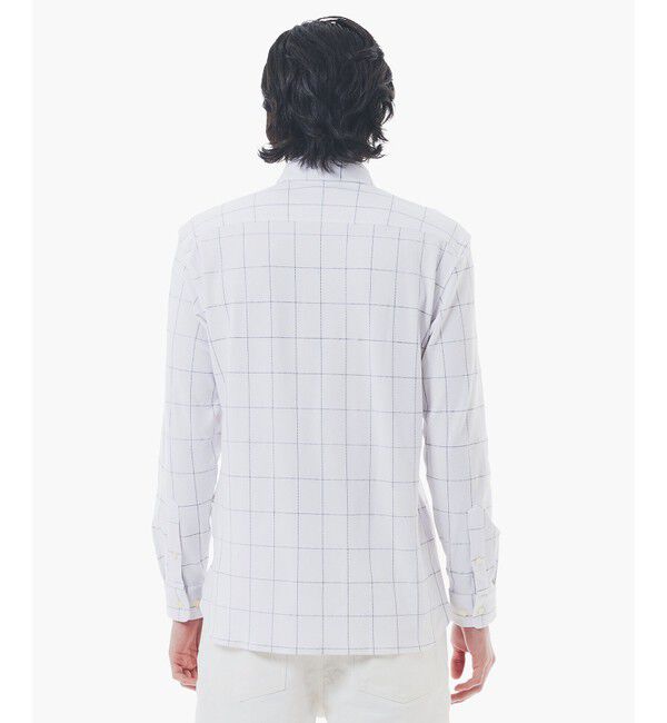 LACOSTE「2WAYストレッチ ウインドウペンチェックボタンダウンシャツ」|シャツ・ブラウス|
