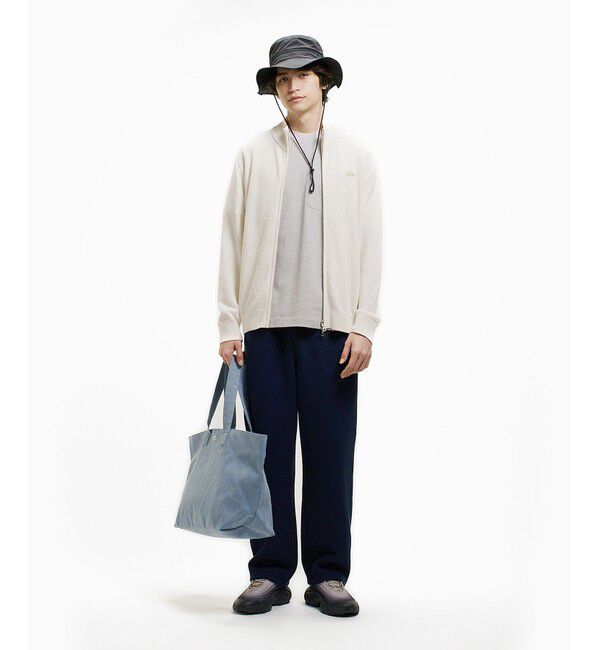 LACOSTE「ブークレー スタンドジップニットカーディガン」|カーディガン|