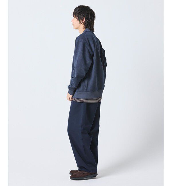 LACOSTE「ヘザースウェット メランジニットブルゾン / ドライバーズニット」|カーディガン|