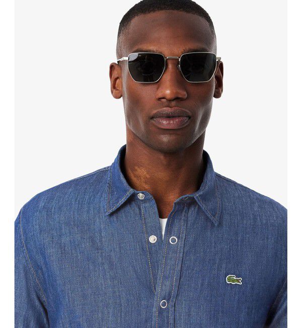LACOSTE「ライトウェイトデニムシャツ」|シャツ・ブラウス|
