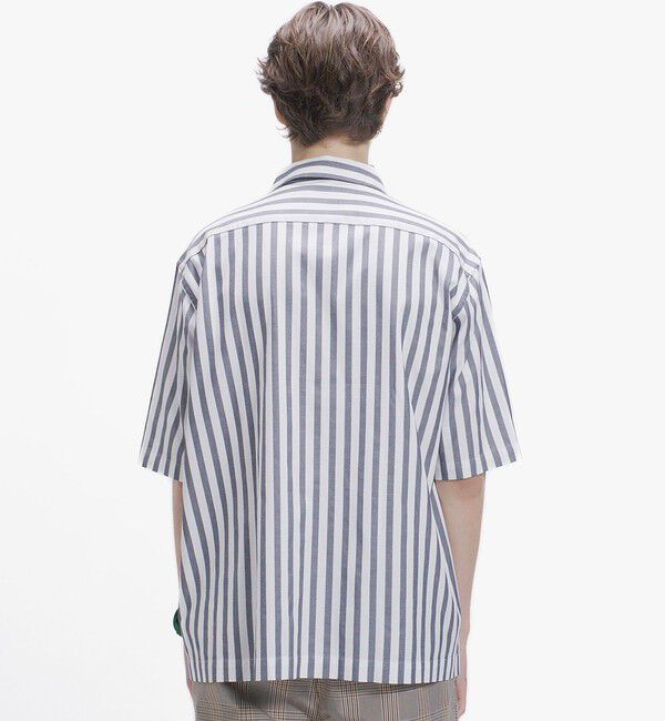 LACOSTE「ルーズフィット ストライプシャツ」|シャツ・ブラウス|