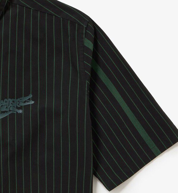 LACOSTE「パネルストライプ オープンシャツ」|シャツ・ブラウス|