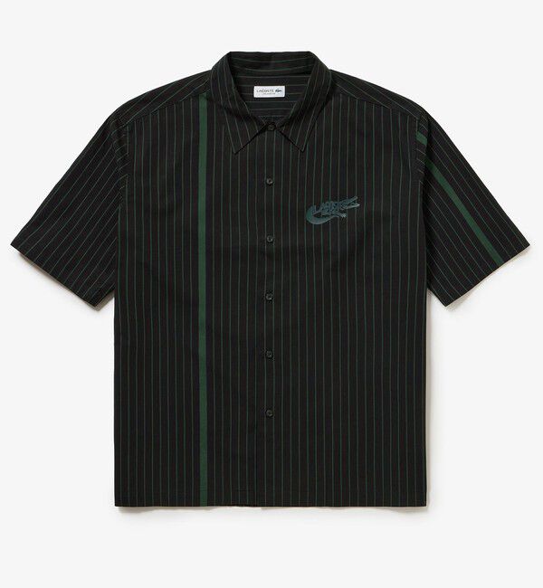 LACOSTE「パネルストライプ オープンシャツ」|シャツ・ブラウス|