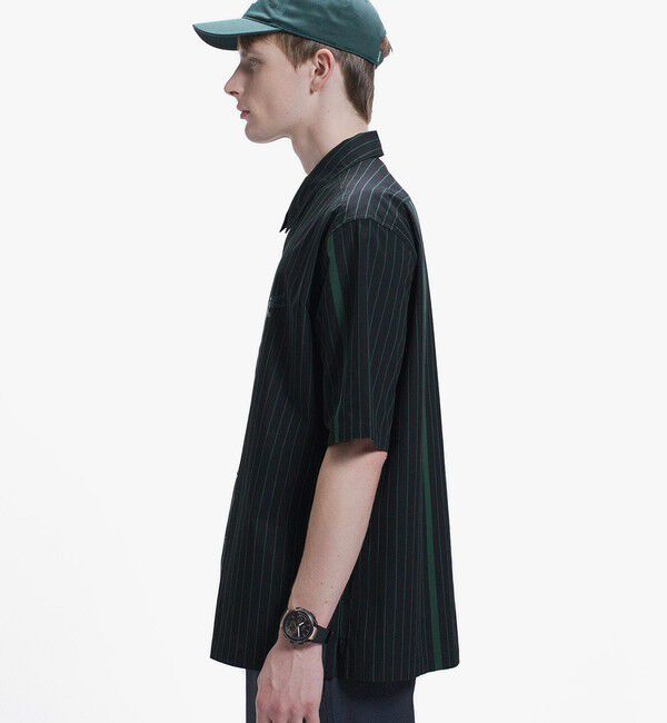 LACOSTE「パネルストライプ オープンシャツ」|シャツ・ブラウス|