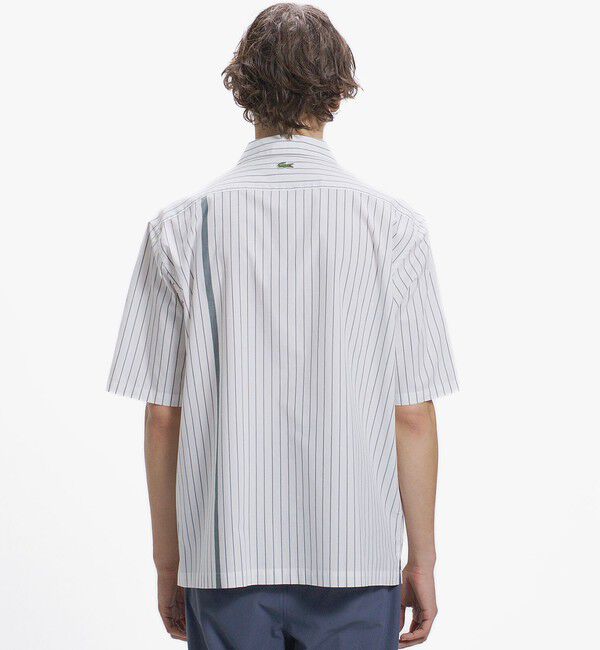 LACOSTE「パネルストライプ オープンシャツ」|シャツ・ブラウス|