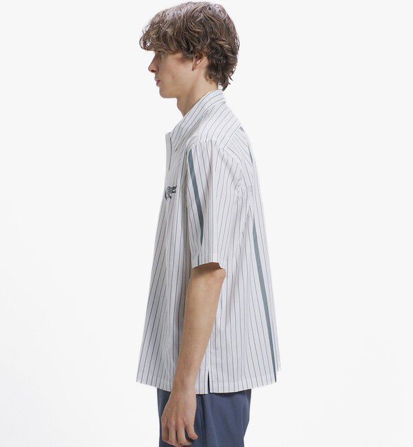 LACOSTE「パネルストライプ オープンシャツ」|シャツ・ブラウス|