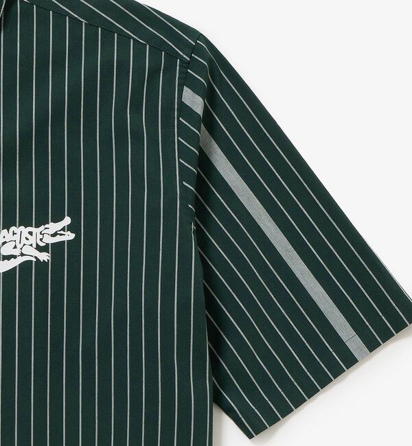 LACOSTE「パネルストライプ オープンシャツ」|シャツ・ブラウス|