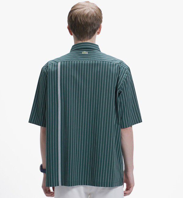 LACOSTE「パネルストライプ オープンシャツ」|シャツ・ブラウス|