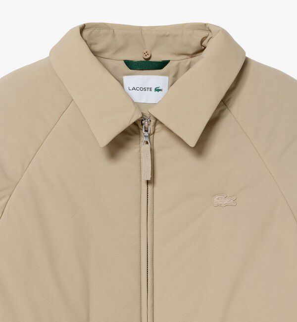 LACOSTE「2WAYボアカラー パデッドコート」|ダウン|