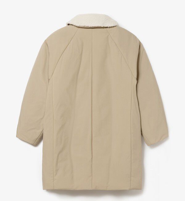 LACOSTE「2WAYボアカラー パデッドコート」|ダウン|