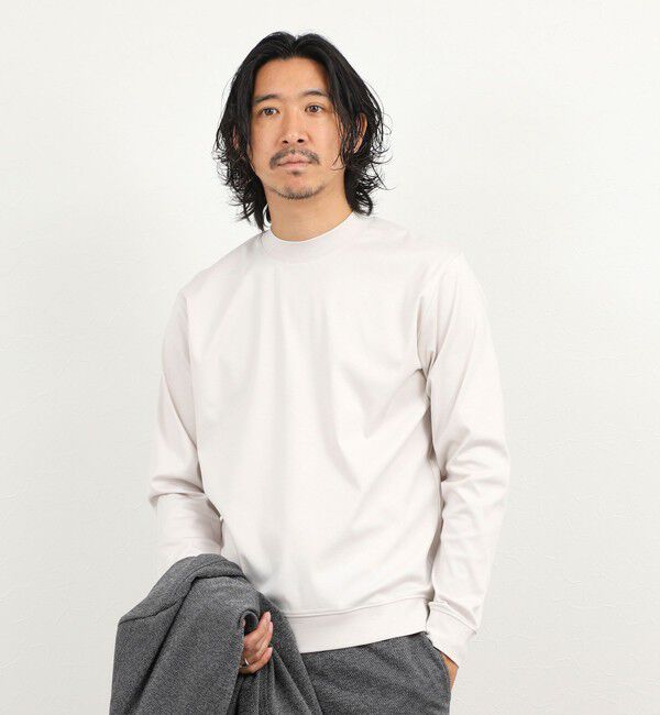 NOLLEY'S goodman「《ビジカジ対応》シルケットスムース クルーネック ドレスロンT 26AW」|Tシャツ・カットソー|