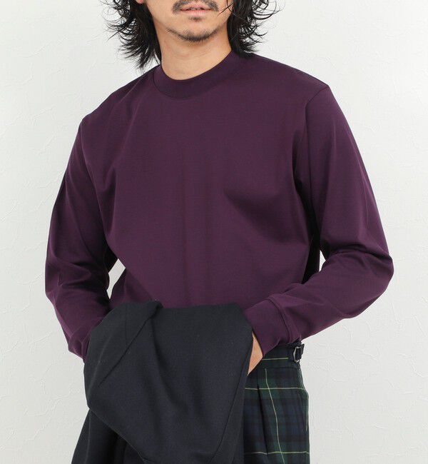 NOLLEY'S goodman「《ビジカジ対応》シルケットスムース クルーネック ドレスロンT 26AW」|Tシャツ・カットソー|