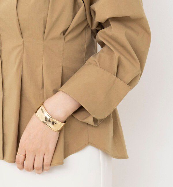 NOLLEY'S sophi「ウォッシャブルウエストタックストレッチシャツ」|シャツ・ブラウス|