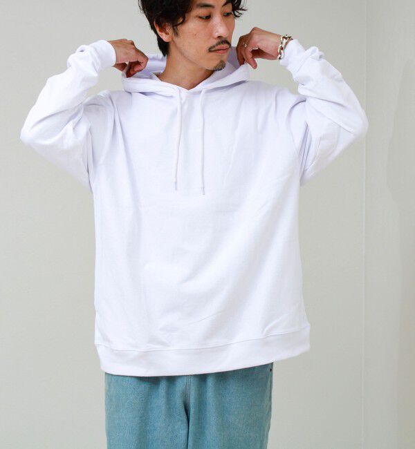 GLOSTER「【ロンT以上、パーカー未満】ケミカル加工 フードロンT」|パーカー|