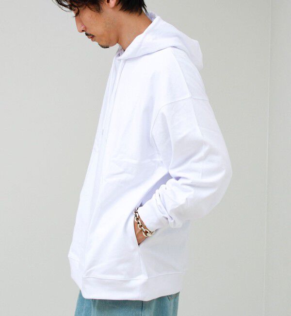 GLOSTER「【ロンT以上、パーカー未満】ケミカル加工 フードロンT」|パーカー|