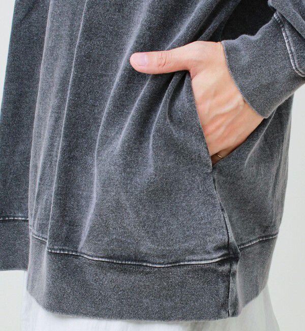 GLOSTER「【ロンT以上、パーカー未満】ケミカル加工 フードロンT」|パーカー|