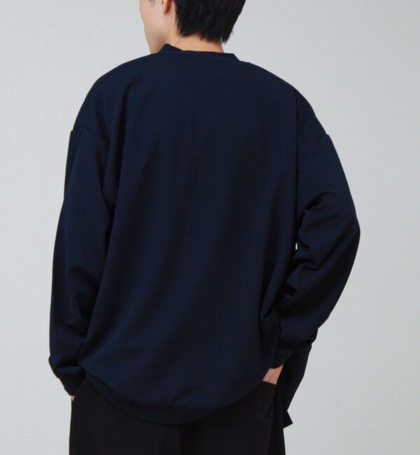 GLOSTER「【Tシャツとカーデの2点セット】ライトリップルKinagashiレイヤードカーディガン」|カーディガン|