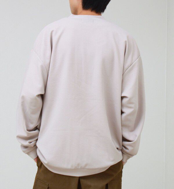 GLOSTER「【Tシャツとカーデの2点セット】ライトリップルKinagashiレイヤードカーディガン」|カーディガン|