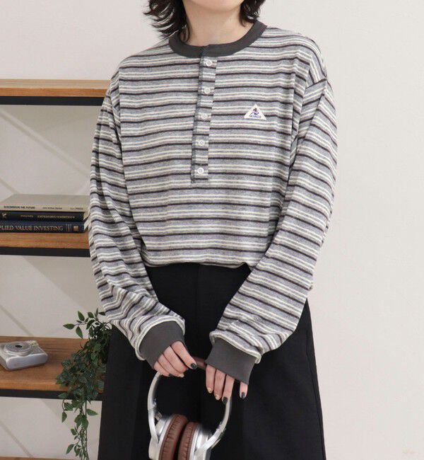 fredy emue「【GEVACO/ゲバコ】リンガーヘンリーボーダーロンTシャツ」|Tシャツ・カットソー|ホワイト系その他