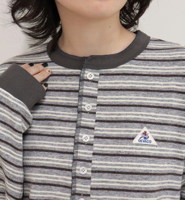 fredy emue「【GEVACO/ゲバコ】リンガーヘンリーボーダーロンTシャツ」|Tシャツ・カットソー|