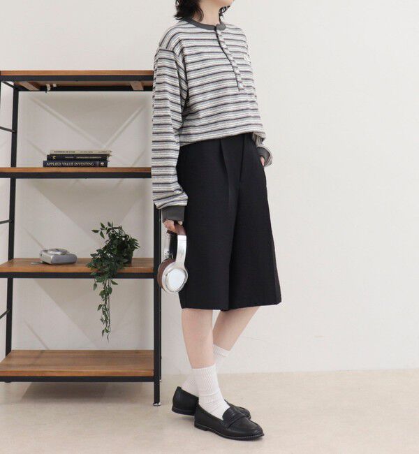 fredy emue「【GEVACO/ゲバコ】リンガーヘンリーボーダーロンTシャツ」|Tシャツ・カットソー|