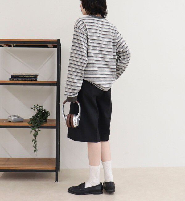 fredy emue「【GEVACO/ゲバコ】リンガーヘンリーボーダーロンTシャツ」|Tシャツ・カットソー|
